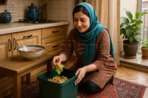 ورمی‌کمپوست در خانه