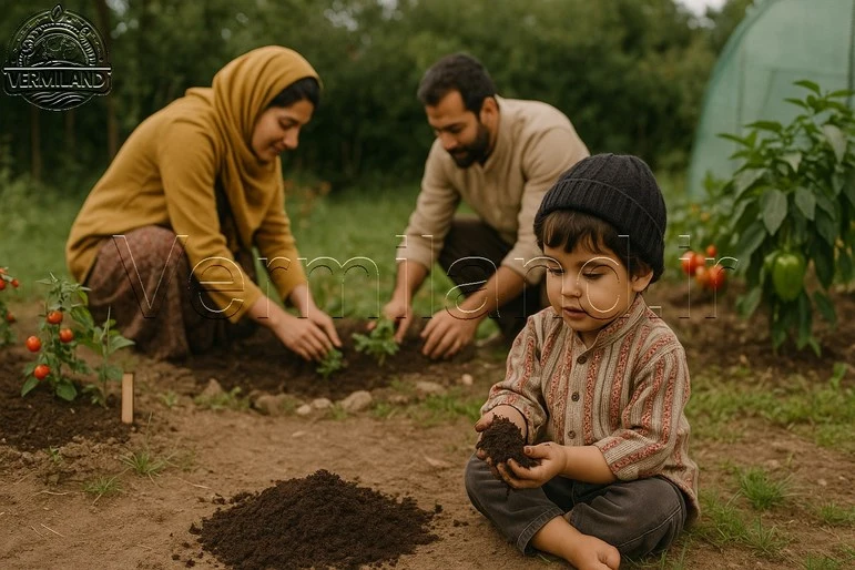 ورمی‌کمپوست برای گیاهان آپارتمانی